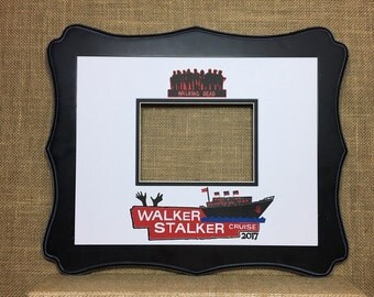 Stalker Walker Cruise Signature Photo Mat Walking Dead Zombie Autograph Matte fits 11"x14" frame with 5"x7" opening memory keepsake