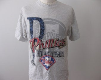 Vintage Philadelphia Phillies 90s t-shirt shirt Adult XL