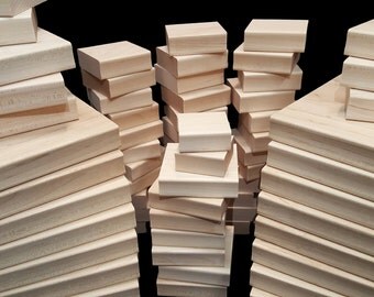 Custom Sizes - Rubber Stamp Wood Mounting Blocks, Maple Hardwood (any size from 3/4 thru 6 inches)