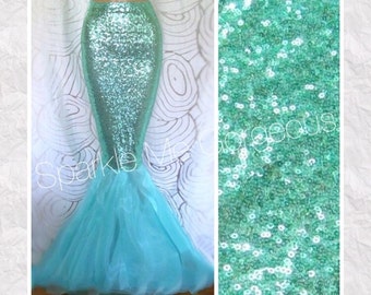 Aqua Mermaid Tail - Sexy High Waist - Adult Halloween Costume
