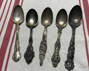 Decorative teaspoons | Etsy