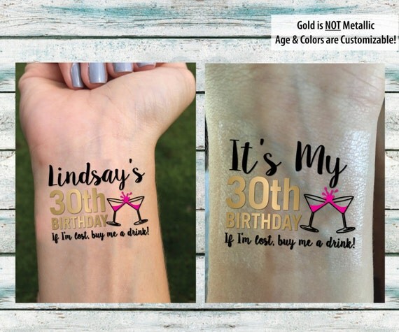 time tattoo temporary period by Temporary Party Tattoos DesignsByLindsayy Birthday Birthday