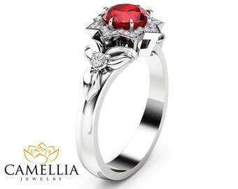 Zouhaira Ring Golden Camellia main image 0