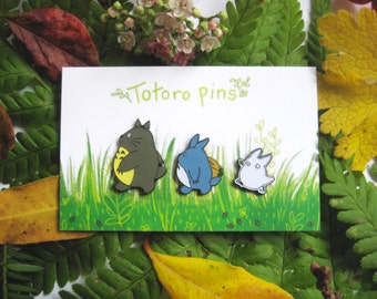 Studio Ghibli, My Neighbour Totoro, 3 Enamel Pin Set