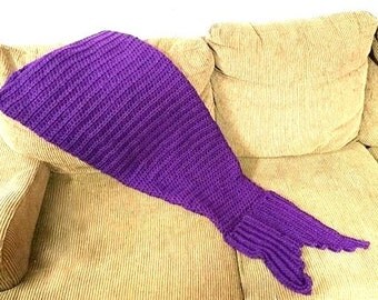 Mermaid Tail Blanket, Mermaid Blanket, Adult Mermaid Tail Blanket, Kids Mermaid Tail Blanket, Crochet Mermaid Tail, Child Mermaid Tail