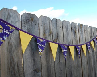 Minnesota Vikings banner, football party, tailgate decoration
