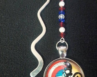 Captain america/Hydra charm bookmark