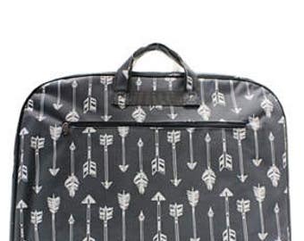 Gray Arrow Garment Bag - Personalized/Monogrammed - Horse Show