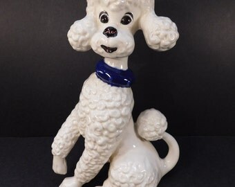 brown poodle figurine