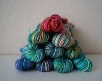 Vacation Hues Mini Skein Set - Hand Dyed Yarn - 100 Grams