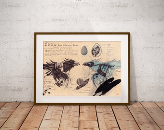 Medium - Anzu - World of Warcraft Art Print