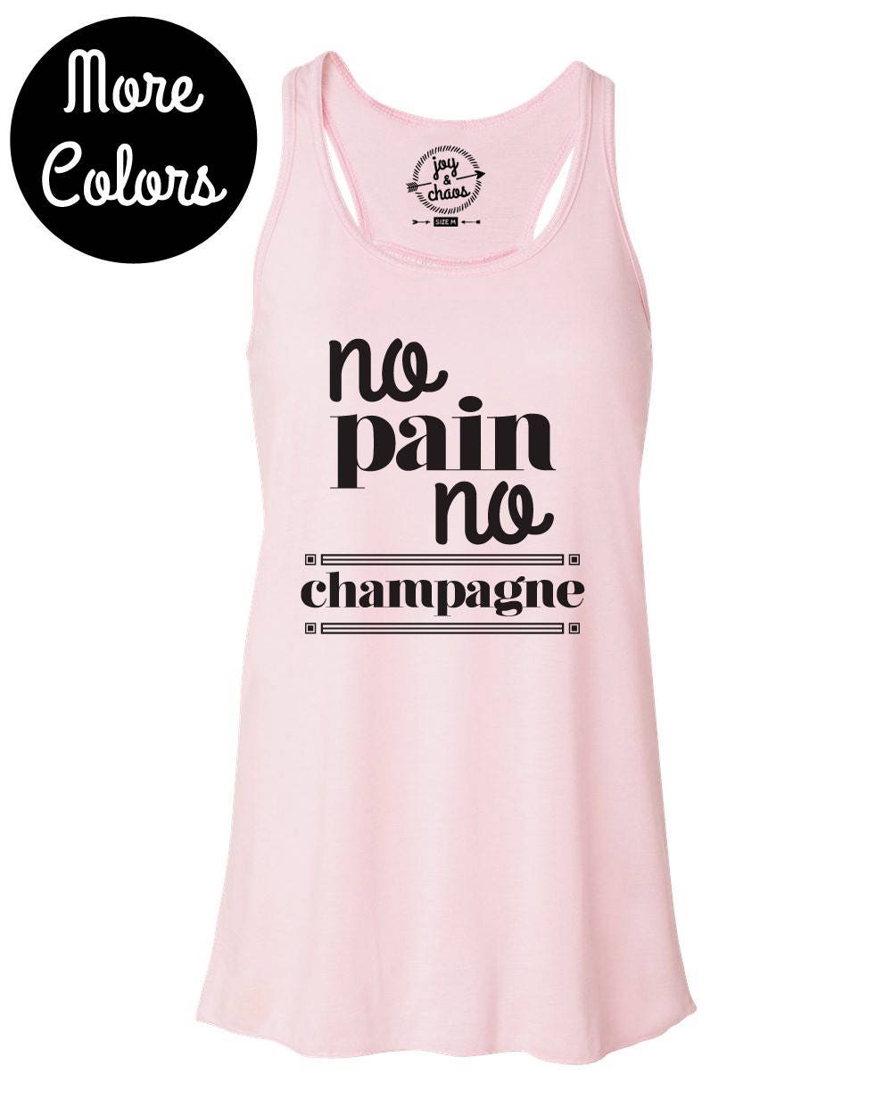 no pain no champagne shirt