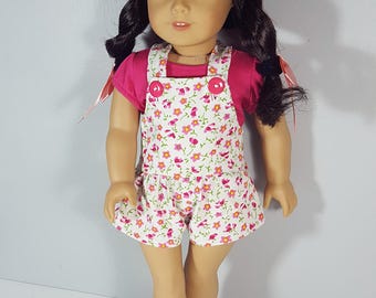18 inch doll clothes Going Gardening Shortalls