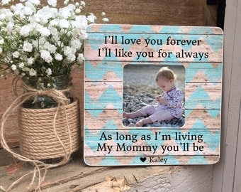 ON SALE Mother's Day Gift Mom Gift First Mother's Day Gift Frame For Mom New Mom Personalized Picture Frame