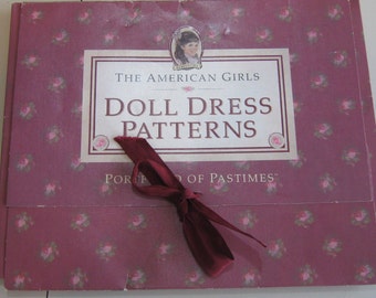 Doll clothes patterns, Samantha's Pretty Clothes, American Girls Doll clothes pattern published by The Pleasant Company, 1990