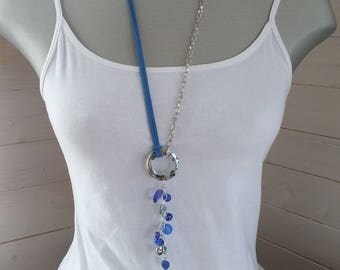 Blue royal long necklace
