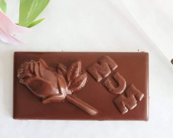 Mothers Day Vegan Chocolate Bar (Gluten & Soya Free), Mothers Day gift.