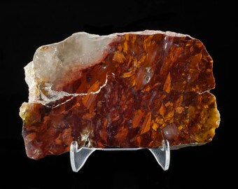 11.7cm PIETERSITE Polished Stone Lapidary Slab from Namibia - 1 Face Polished Rock Slab - African Jewelry Making, Pietersite Cabochons 36154