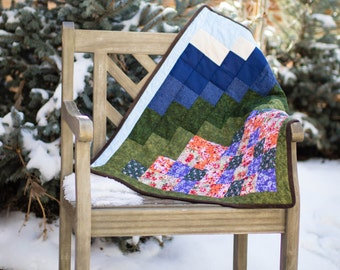 Rocky mountain quilt | Etsy