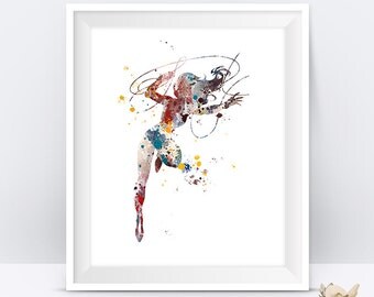 Wonder Woman Wall Art wonder woman print | etsy Wonder Woman Wall Art wonder woman print | etsy