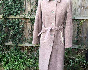 Vintage 50's Winter Wool Trench coat Size 10/12