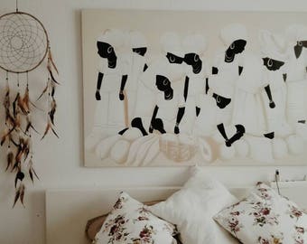 Big Boho Dreamcatcher / Traumfänger / Wall hanging / home decor / Mobile / Gift