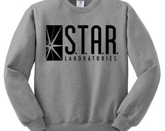 Star Labs Sweatshirt - STAR Laboratories, The Flash TV, Star Labs Shirt, Star Labs Sweater, Flash Shirt