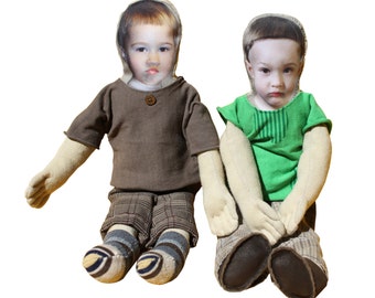 Custom Doll with photo face-cloth doll-fabric doll-personalised toy-plush toy-kid portrait-textile photo print-photo memories-primitive toy