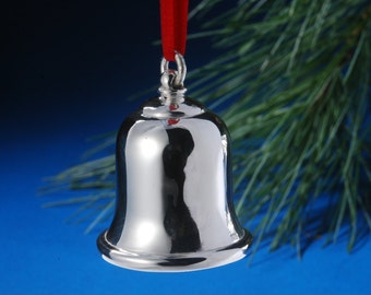 Sterling Silver Bell Ornament