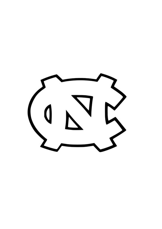 University of North Carolina Tarheels UNC logo by VINYLLYmadeIT