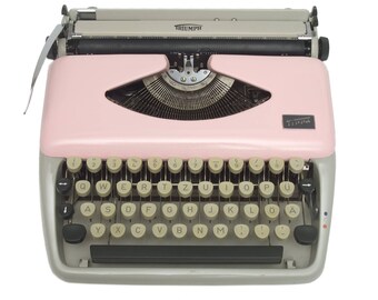 Pink Typewriter - Fully Working - Triumph Tippa - Custom Painted - Serviced - Vintage Typewriter