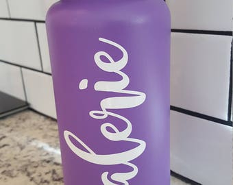 Custom name vinyl decal for hydroflask,yeti,waterbottle