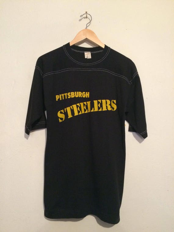 70s 80s Vintage Pittsburgh Steelers Football Tee Shirt Medium