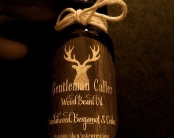 Gentleman Caller Weird Beard Oil Sandalwood Bergamot & Cedar