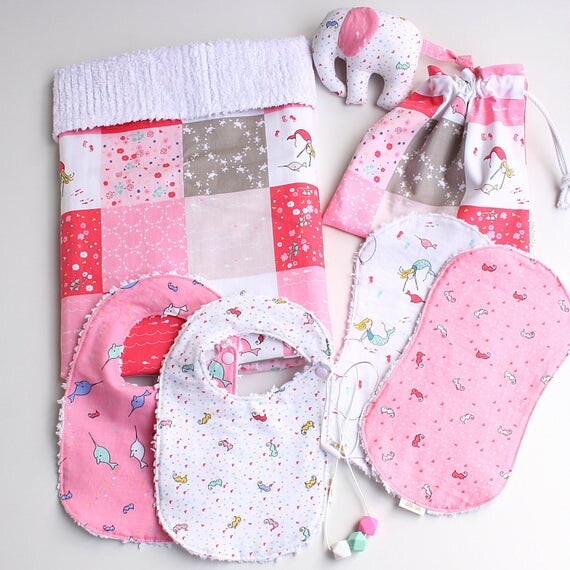 Baby girl receiving blanket baby shower gifts soft