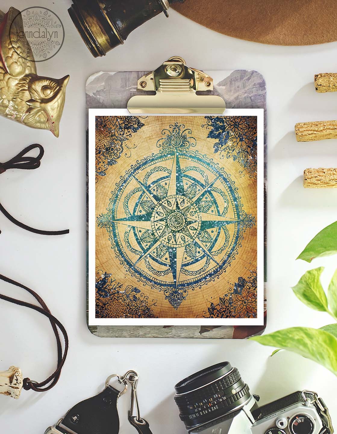 compass rose wall decor travel prints bohemian art boho