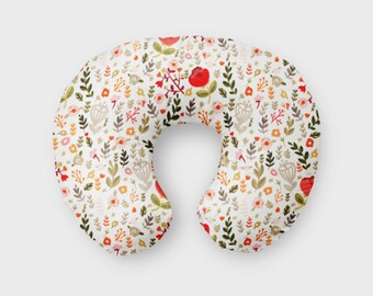 Minky Boppy Slipcover .Boppy Pillow Cover. Girl Nursing Pillow Cover. Baby Girl Nursery Decor. Boppy Pillow. Floral Nursing Pillow.