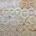 50 Crochet Craft Doilies, Crocheted Mandalas, 2.5 to 4 inch Doilies, White, Beige, Ecru and Cream Vintage Crochet Medallions