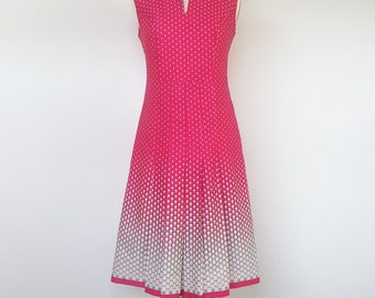 Mod Collar Dress GoGo Red UK 12 M US 10