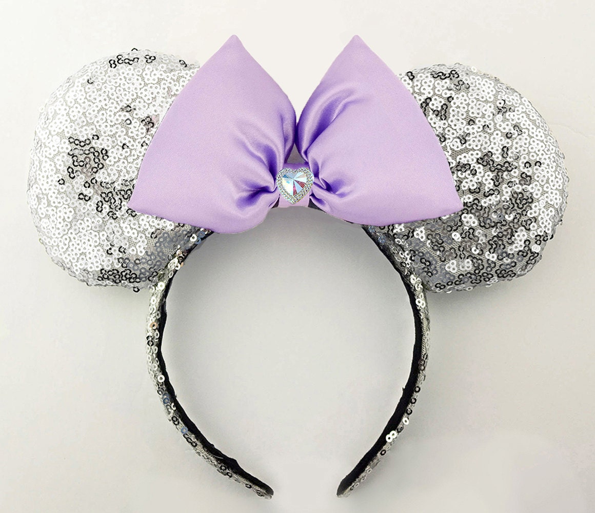 Purple Mickey Ears Daisy Duck Ears Sequin Mickey Ears Sparkle