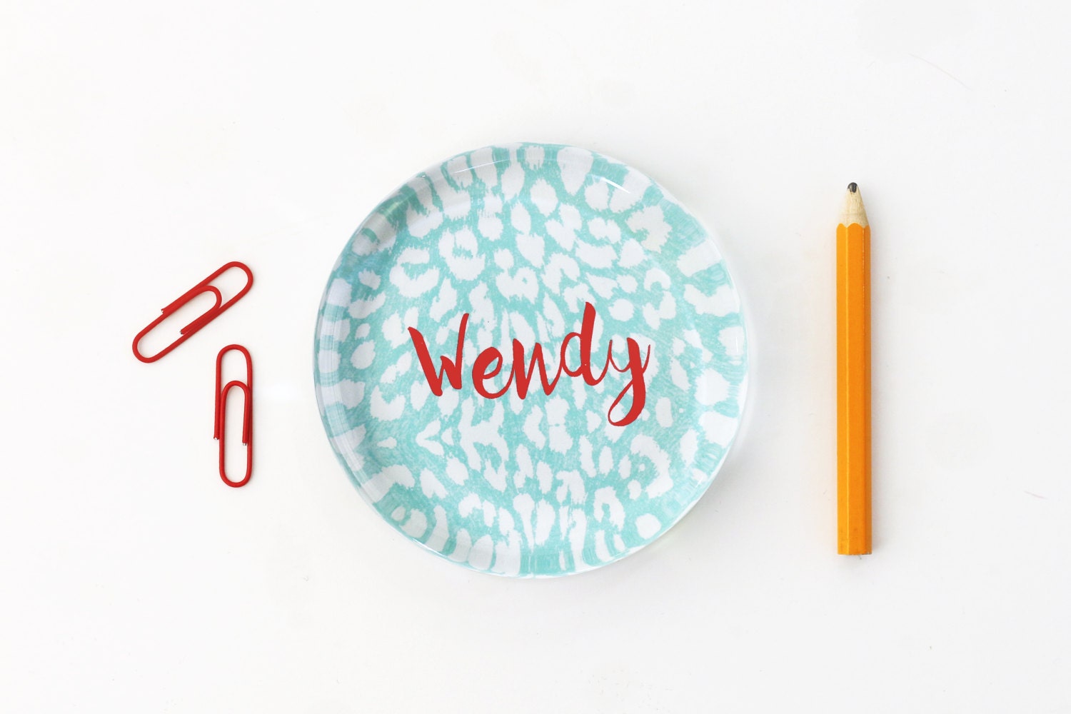 Custom Paperweight Personalized Desk Accessories Leopard