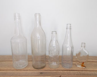 Antique Glass Bottles - Whisky Bottles, Coke Bottle, Ketchup Bottle – Choice Out