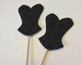 Bachelorette Party Decorations, Corset Cupcake Toppers, Lingerie Party, Bridal Shower, Kate Spade Theme, Paris Theme, 12 ct