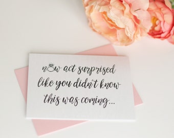 Will You Be My Bridesmaid Card | Bridal Party Card To Ask Flower girl | Bridesmaid Proposal