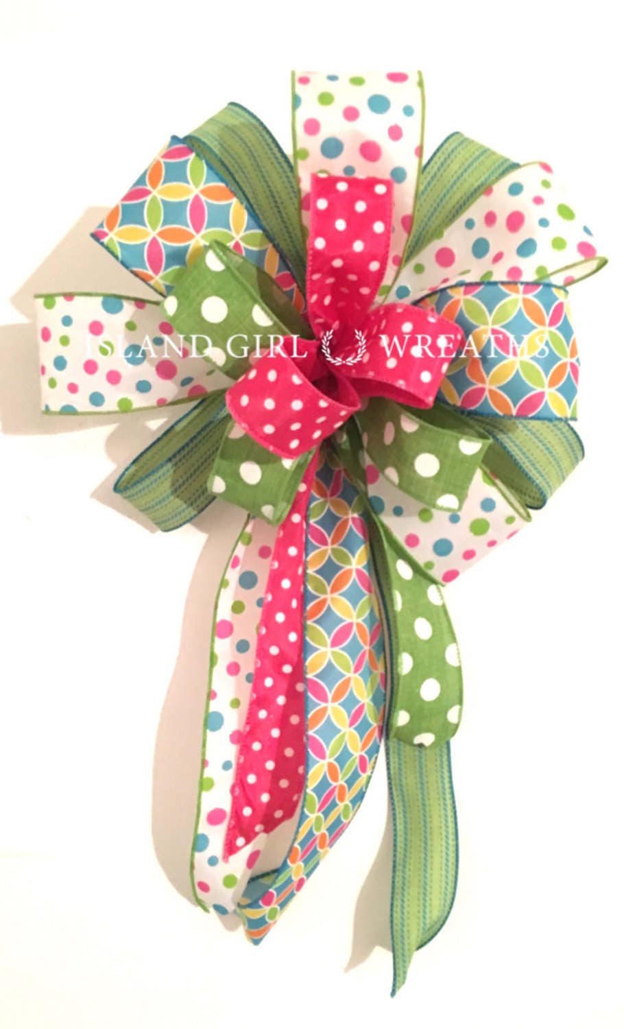 Spring Wreath Bow Spring Wired Ribbon Spring Wreath Bows