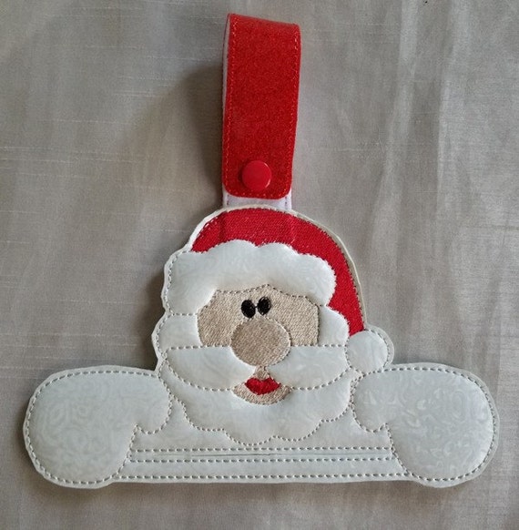 Items similar to Christmas Kitchen Towel Holder,Santa Towel Holder
