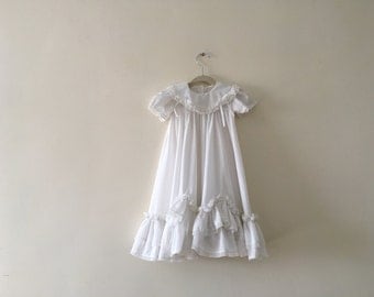 Vintage Swiss Dot Christening Gown 6-9 months