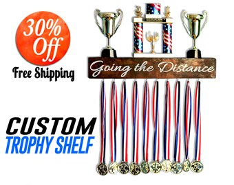 Race Bib Holder.Race Bib.Running Medal Holder.Running Medal.Race Medal Holder.Gift For Runners.Medal Holder.Running Quote (Trophy Shelf)