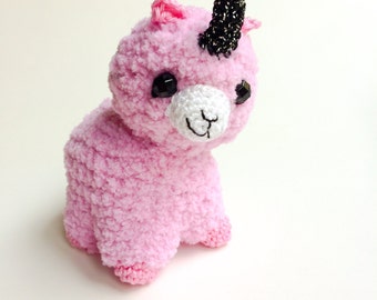 alpaca unicorn plush