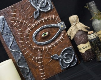 Hocus Pocus Spell Book Replica with Incantations and Magnetic Closure